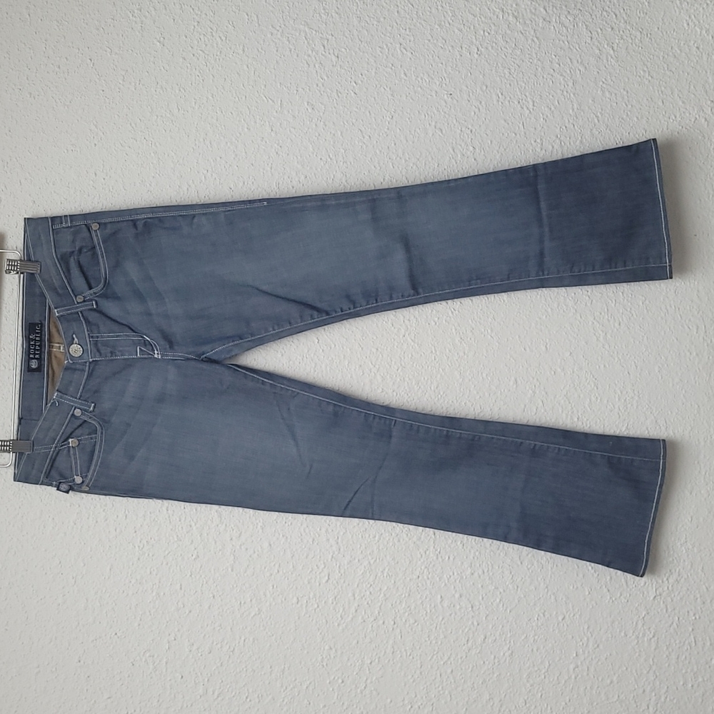 Rock & Republic Light Blue Boot Cut Jeans; Size 27